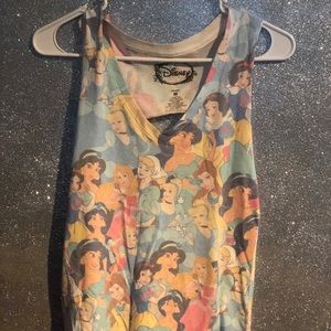 Disney ripped back tank top.